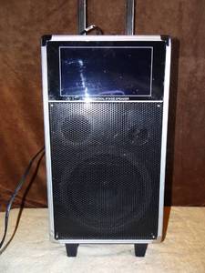 lot 196 image: Pyle Pro Disc Jam 400-Watt Portable PA Speaker System with Flashing Disco Lights $$$
