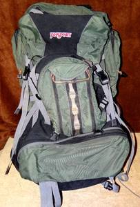 lot 197 image: JANSPORT ROCKIES 100 INTERNAL FRAME WATERPROOF HIKING CAMPING BACKPACK
