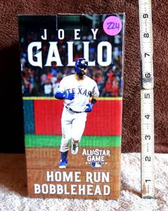 lot 224 image: TEXAS RANGERS JOEY GALLO HOME RUN BOBBLEHEAD - NIP