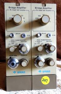 lot 247 image: GOULD INSTRUMENTS 11-G4123-01 and ECG Plug in modules $$