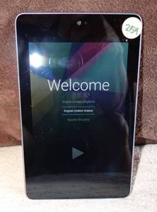 lot 259 image: ASUS Google Nexus 7  16GB Black Wi-Fi Android Tablet