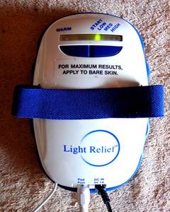 lot 271 image: Light Relief Infrared Pain Relief Device - TESTEDWORKS