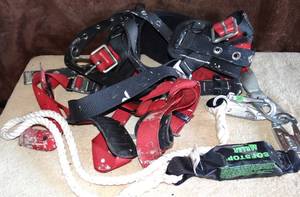 lot 291 image: TREE CLIMBING HARNESS W SOFSTOP MILLER