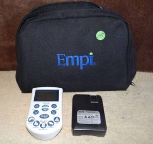 lot 295 image: EMPI SELECT Tens Pain Management System wAccessories & Case as shown $$$