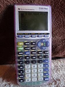 lot 338 image: TI-83 Graphic Graphing Calculator Texas Instruments - WORKS