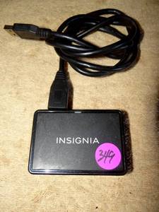lot 349 image: Insignia Advanced Memory Card Reader - USB 3.0 NS-DCR30D3K