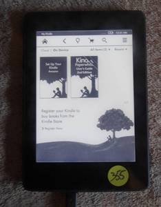 lot 355 image: Amazon Kindle Paperwhite 3 (DP75SDI) 4GB - Black (WiFi) 6 E-Reader - TESTEDWORKS