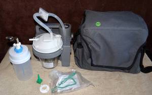 lot 359 image: DeVilbiss Vacu-Aide Homecare Stationary Suction Machine wCase - WORKS $$$$