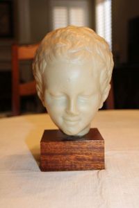 lot 36 image: Replica Head Statue of Eros from British Museum as Souvenir