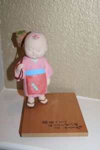 lot 41 image: Japanese Figurine marked Made for Gumps