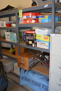 lot 120 image: Industrial Storage Racks Shelving, 2 Shelving Units Total