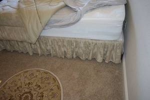 lot 105 image: Queen Size Bed Frame (Mattress can go with Frame)