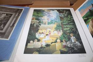 lot 142 image: Precious Moments Chapel Artwork