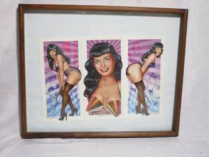 lot 53 image: 1999 ARTWORK BY TIM NIEL NUMBERED 8862000 TITLED BETTIE