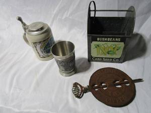 lot 296 image: ANTIQUE 6 DAMPER, BEER STEIN MADE IN W GERMANY