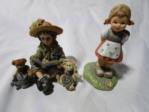 lot 273 image: 1996 GOEBEL, FOR THE ONE I LOVE, BERTA HUMMEL, 1997&nbsp BOYDS COLLECTION, YESTERDAYS CHILD FIGURINE, THE DOLLSTONE COLLECTION, EDITIONPC# 10E1860