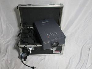 lot 184 image: SANYO PROJECTOR WITH WHEELING HARD CASE