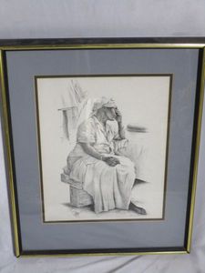 lot 205 image: SKETCH DONE BY AWARD WINNING ARTIST NATHAN JONES
