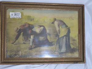 lot 182 image: ARTWORK THE GLEANERS BY JEAN-FRONCOIS MILLET