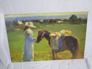 lot 185 image: ARTWORK BY TOM DARRO COUNTRY FRIENDS