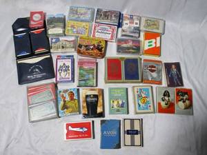 lot 257 image: GENEROUS LOT OF PLAYING CARDS, VINTAGE &amp HARD TO FIND DESIGNS
