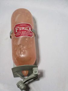 lot 102 image: RARE FIREX FIRE GRENADE W FUSABLE LINK &amp UNIQUE GLASS PATTERN