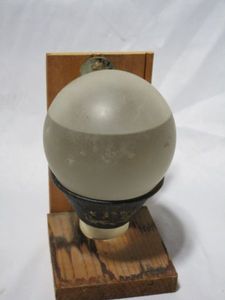 lot 81 image: ANTIQUE FIRE GRENADE, WALL MOUNT, UNUSED