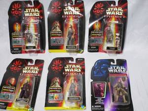 lot 90 image: UNOPENED STAR WARS FIGURINES, STAR WARS EPISODE 1, 1999