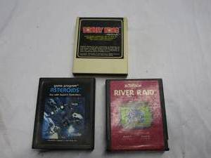 lot 310 image: ATARI GAMES, DONKEY KONG, ASTEROIDS, RIVER RAID