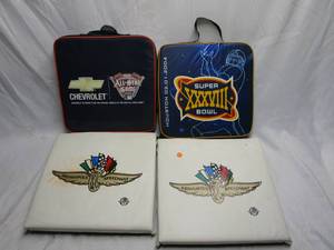 lot 335 image: STADIUM SEAT CUSHIONS, NFL SUPER BOWL XXXVIII, MLB&nbsp CHEVROLET ALL STAR GAME 2005, INIANAPOLIS MOTOR SPEEDWAY.