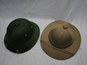 lot 350 image: VINTAGE VIETNAM HELMETS