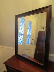 lot 7 image: WALL MOUNTED MIRROR