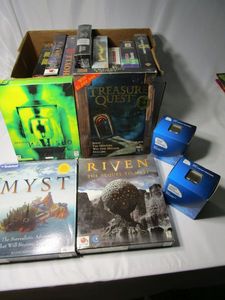 lot 395 image: PC GAMING LOT... GENEROUS AMOUNT OF PC GAMES IN ORIGINAL BOXES, 2 INTEL PENTIUM DESKTOP PROCESSORS FACTORY SEALED IN BOX.&nbsp