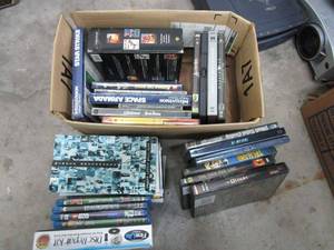 lot 414 image: DVD MOVIE LOT INCLUDIG BLUE RAY DISCS.. DISC REPAIR KIT.&nbsp