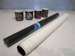 lot 148 image: VINTAGE STAR TREK MUGS AND POSTERS