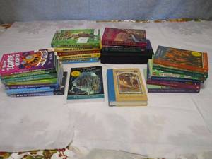 lot 327 image: LOT OF KIDS BOOKS.HARRY POTTER, MY BIG FAT ZOMBIE GOLDFISH, DIARY OF AN 8 BIT WARRIOR, A SERIES OF UNFORTUNATE EVENTS, THE CHRONICALS OF NARNIATHE CREEPER DIARIES.