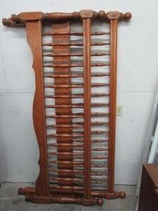 lot 441 image: AMERICAN HEIRLOOM HEADBOARD &amp FOOTBOARD