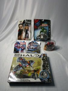 lot 504 image: HALO TOY, CAPT AMERICA &amp MORE (SEE PICS)