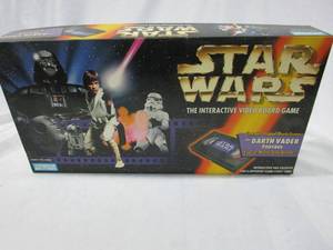 lot 525 image: STAR WARS 1996&nbsp INTERACTIVE VIDEO BOARD GAME IN BOX BY PARKER BROTHERS.&nbsp