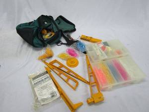 lot 464 image: ROCKET LAUNCHING REPAIR KIT, PARACHUTES, WADDING &amp MORE