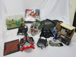 lot 473 image: TOYS, BATMAN &amp JOKER MASKS, DARTH VADER MASK, POWER RANGERS&nbsp MASK &amp MORE
