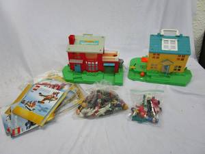 lot 474 image: LEGOS, LEGO INSTRUCTIONS VINTAGE TOYS LIKE GUMBY, FISHER PRICE NEIGHBORHOOD