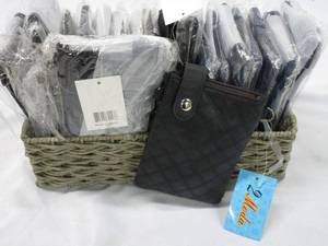 lot 599 image: GENEROUS LOT OF NEW WALLETS, ONE OPENED FOR PICTURES