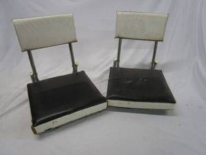 lot 610 image: FOLDING STADIUM SEATS