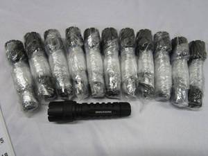 lot 617 image: LOT OF 12 NEW FLASHLIGHTS, 1 OPENED FOR PICTURES