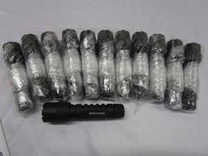 lot 620 image: LOT OF 12 NEW FLASHLIGHTS, 1 OPENED FOR PICTURES