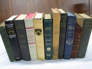 lot 632 image: BOOKS DATING BACK TO 1823, MANY FROM EARLY 1900s, SEE PICS, SOME GREAT TITLES