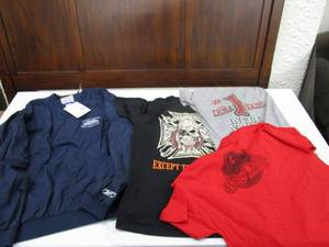 lot 649 image: MENS SHIRTS &amp NEW W TAGS JACKSONVILLE NFL SUPERBOWL XXXIX 2005