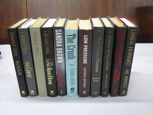 lot 631 image: BOOKS LOT, AUTHORS DANIELLE STEEL, SANDRA BROWN, BRENDA JOYCE, JANE HELLER, LINDA HOWARD, MOST FIRST EDITION, ONE IS FIRST PRINT
