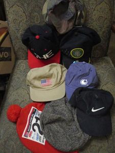 lot 655 image: LOT OF HATS SEE PICS